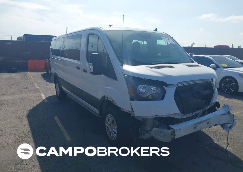 2024 Ford Transit-350 Passenger Van Xlt, Front End damage, Iaai lot 45842816