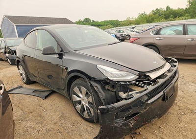 2021 Tesla Model Y, Front End damage, Copart lot 60492336, photo 4 of 12