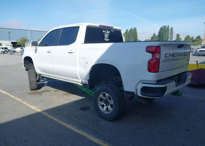 2020 Chevrolet Silverado 1500 2wd  Short Bed Rst, пошкодження: Лівий перед, Iaai лот 45017096, фото 3 з 16