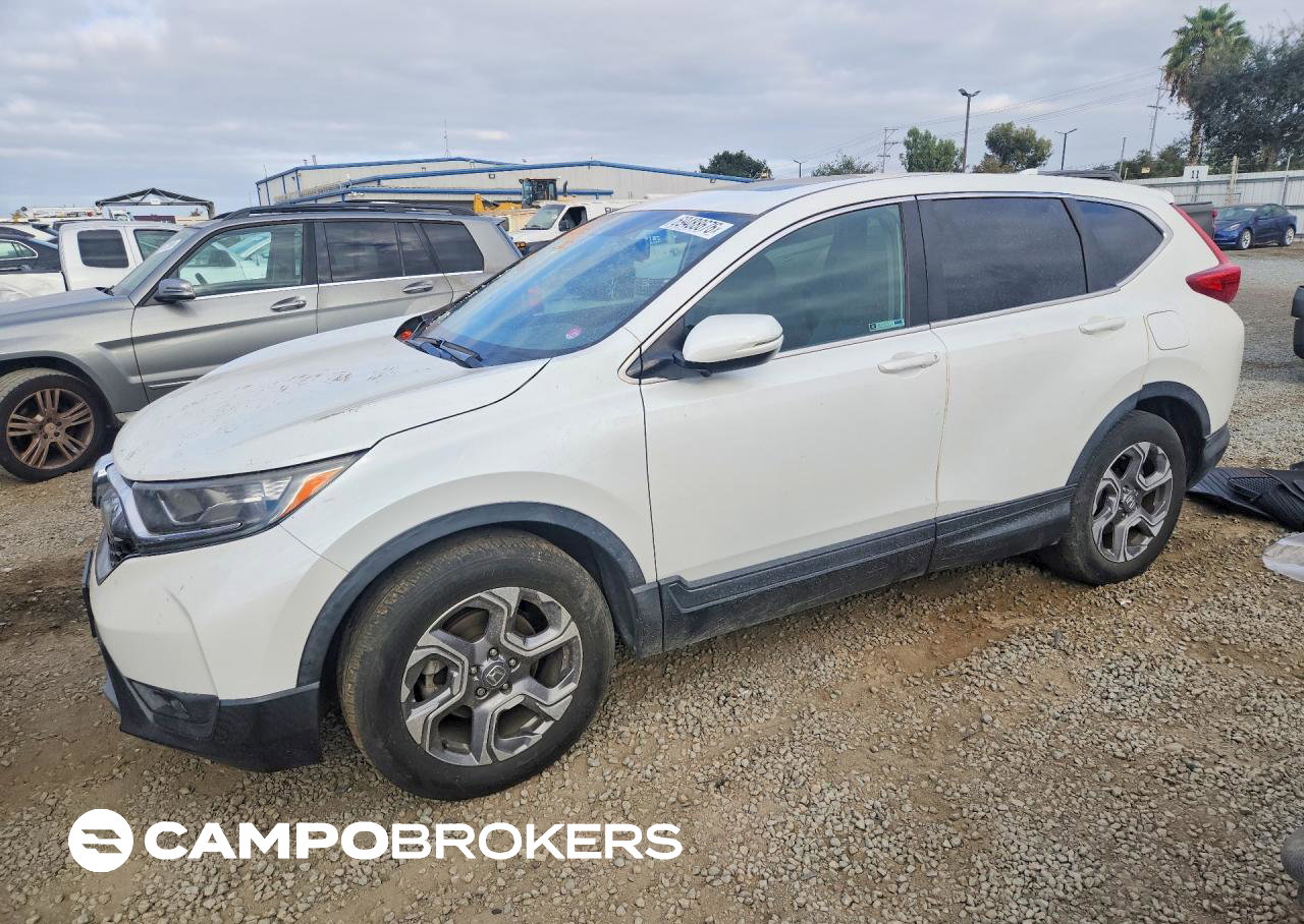 2019 Honda Cr-v Exl, daño Frontal, Copart lote 69488676
