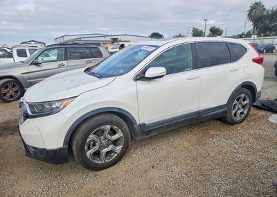 2019 Honda Cr-v Exl, Front End damage, Copart lot 69488676