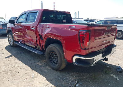 2021 Gmc Sierra 1500 4wd  Short Box Slt, daño Lateral izquierdo, Iaai lote 46044187, foto 3 de 16