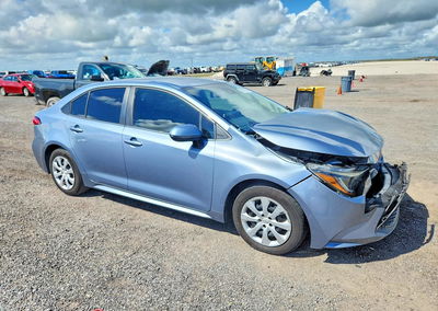 2020 Toyota Corolla Le, daño Frontal, Copart lote 70217666, foto 4 de 14