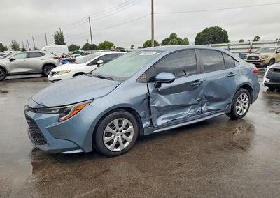 2020 Toyota Corolla Le, daño Lateral, Copart lote 69492066