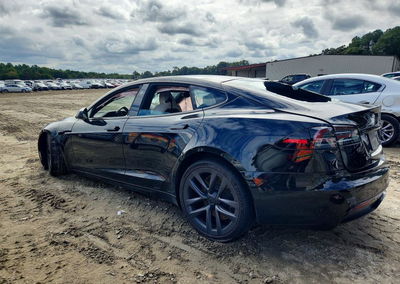2022 Tesla Model S, uszkodzenie: Ao, Copart lot 70131526, zdjęcie 2 z 14