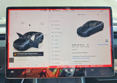2026 Tesla Model Y, Front End damage, Copart lot 59377966, photo 9 of 12