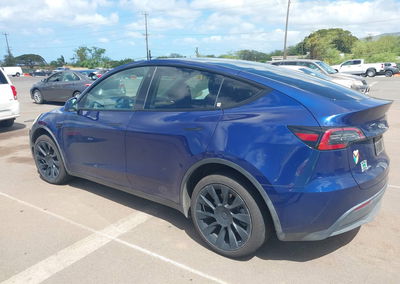 2023 Tesla Model Y Awd/long Range Dual Motor All-wheel Drive, daño Frontal derecho, Iaai lote 46141984, foto 3 de 15