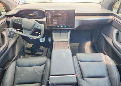 2023 Tesla Model X, daño Frontal, Copart lote 65848266, foto 8 de 14