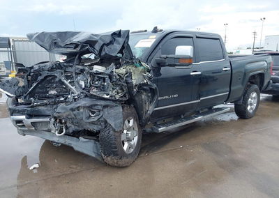 2019 Gmc Sierra 3500hd Denali, Front End damage, Iaai lot 45311091, photo 2 of 16