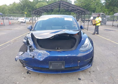 2022 Tesla Model 3 Rear-wheel Drive, Front End damage, Iaai lot 45801057, photo 13 of 17