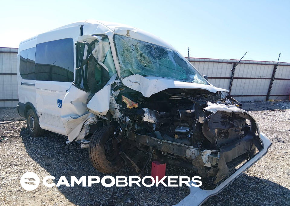 2019 Ford Transit-350 Xl, Front End damage, Iaai lot 44963613