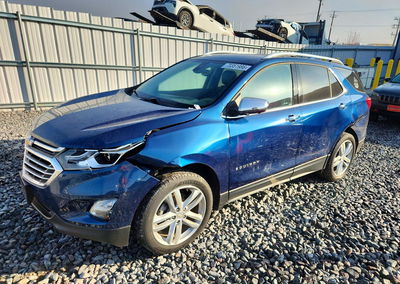 2020 Chevrolet Equinox Premier, Front End damage, Copart lot 73351986