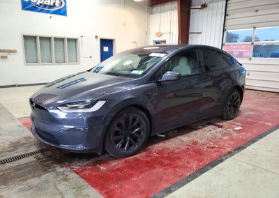 2022 Tesla Model X, daño Trasero, Copart lote 72814386