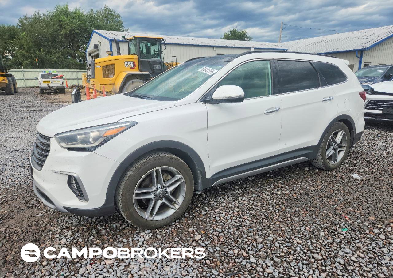 2019 Hyundai Santa Fe Xl Limited Ultimate, uszkodzenie: Bok, Copart lot 68010766