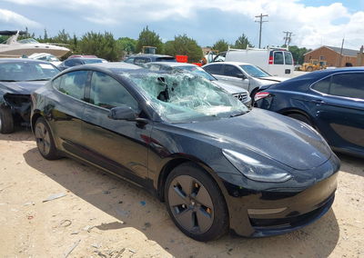 2023 Tesla Model 3 Rear-wheel Drive, daño Techo, Iaai lote 45452462