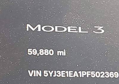 2023 Tesla Model 3 Rear-wheel Drive, Roof damage, Iaai lot 45452462, photo 14 of 15