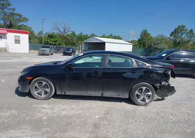 2020 Honda Civic Lx, daño Trasero izquierdo, Iaai lote 42123334, foto 14 de 16