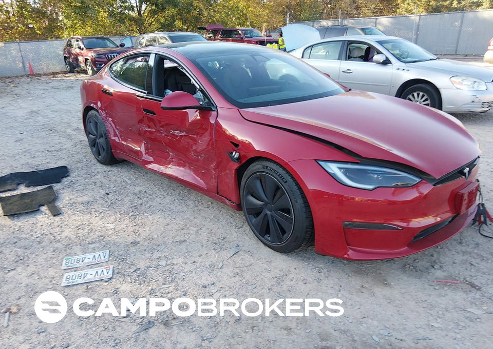 2022 Tesla Model S Dual Motor All-wheel Drive, uszkodzenie: Prawy bok, Iaai lot 46305505