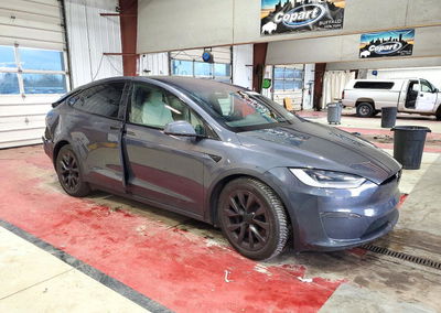 2022 Tesla Model X, Rear End damage, Copart lot 72814386, photo 4 of 12