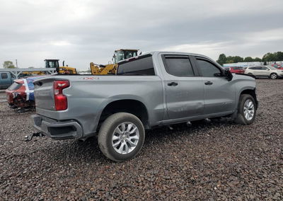 2024 Chevrolet Silverado K1500 Custom, daño Frontal, Copart lote 70440975, foto 3 de 14