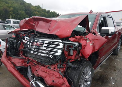 2024 Gmc Sierra 1500 4wd  Short Box Denali, Front End damage, Iaai lot 46138392, photo 6 of 17