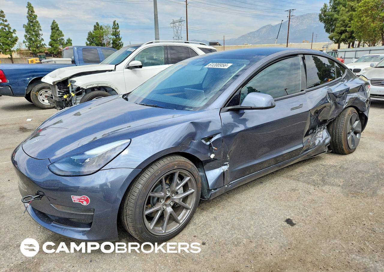 2023 Tesla Model 3, uszkodzenie: Bok, Copart lot 61208956