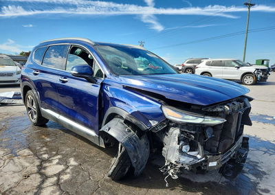 2020 Hyundai Santa Fe Sel 2.0t, Front End damage, Copart lot 71027456, photo 4 of 16
