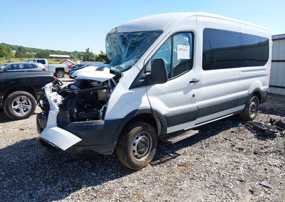 2019 Ford Transit-350 Xl, Front End damage, Iaai lot 44963613, photo 2 of 17