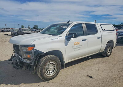 2024 Chevrolet Silverado K1500, daño Frontal, Copart lote 69503316