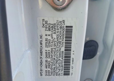 2020 Acura Tlx Technology, daño Lateral, Copart lote 69183916, foto 12 de 12