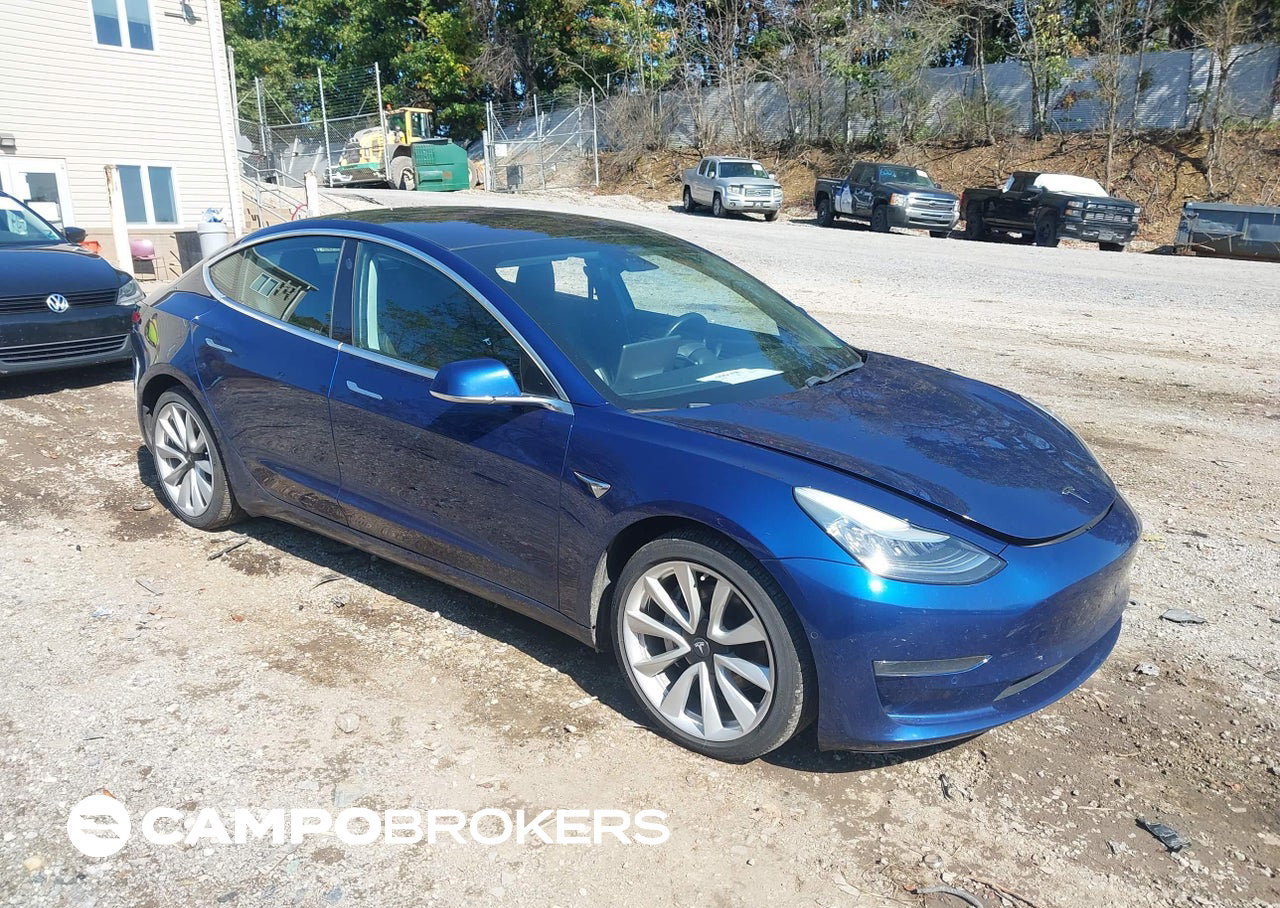 2019 Tesla Model 3 Long Range/mid Range/standard Range/standard Range Plus, uszkodzenie: Lewy tył, Iaai lot 46317582