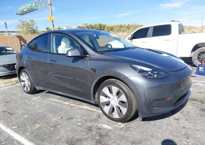 2023 Tesla Model Y Awd/long Range Dual Motor All-wheel Drive, Left Front damage, Iaai lot 45946361
