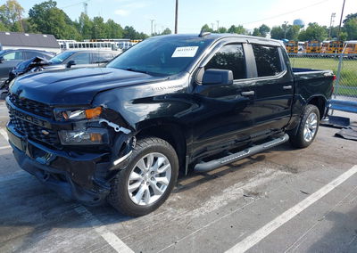 2022 Chevrolet Silverado 1500 Ltd 4wd  Short Bed Custom, Front End damage, Iaai lot 46119237, photo 2 of 16