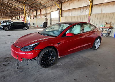 2022 Tesla Model 3, daño Frontal, Copart lote 58246366