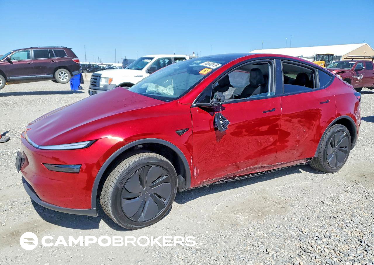 2026 Tesla Model Y, daño Lateral, Copart lote 66860836