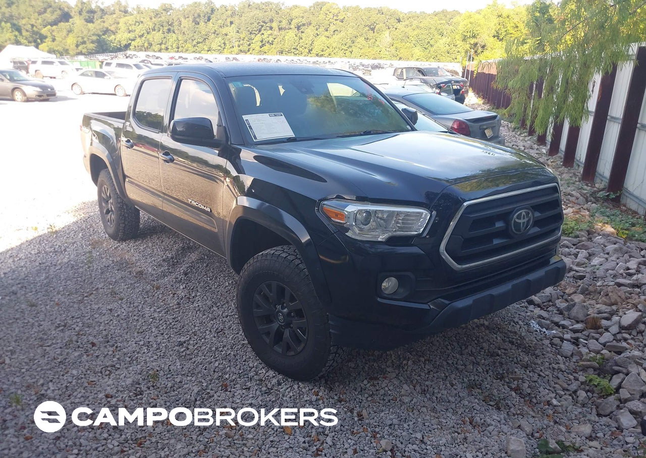 2021 Toyota Tacoma Sr5 V6, Left Side damage, Iaai lot 45849083