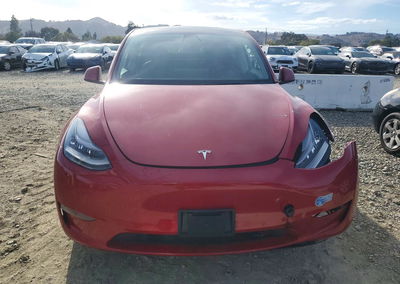 2020 Tesla Model Y, daño Frontal, Copart lote 74611436, foto 5 de 13