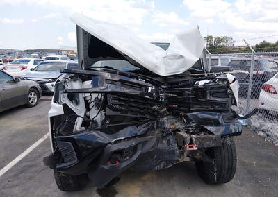 2020 Chevrolet Silverado 1500 4wd  Short Bed Lt Trail Boss, Front End damage, Iaai lot 46075095, photo 11 of 15