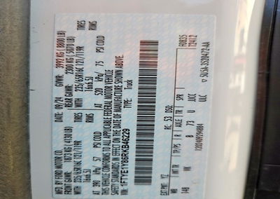 2024 Ford Transit T-150, uszkodzenie: Tył, Copart lot 65401136, zdjęcie 13 z 15