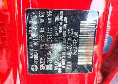 2026 Hyundai Elantra Sel Sport, daño Frontal, Copart lote 65997656, foto 12 de 12