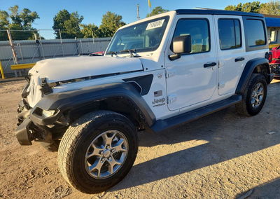 2020 Jeep Wrangler Unlimited Sport, пошкодження: Передня частина, Copart лот 71490006