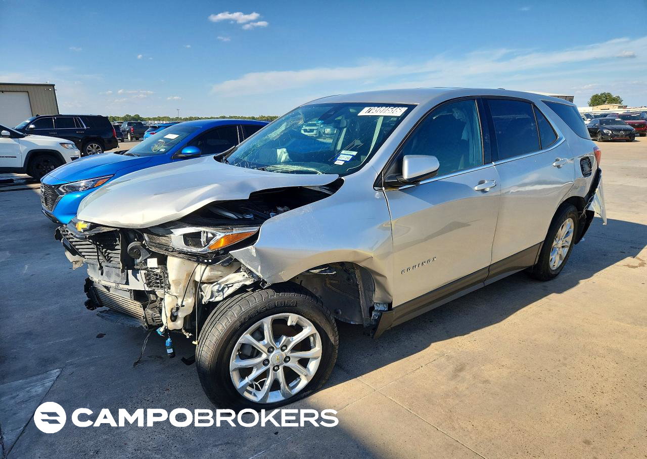 2020 Chevrolet Equinox Lt, пошкодження: Передня частина, Copart лот 70101516