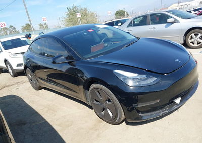 2023 Tesla Model 3 Rear-wheel Drive, пошкодження: Лівий перед, Iaai лот 46222190