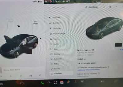 2019 Tesla Model 3, daño Frontal, Copart lote 74435826, foto 9 de 12