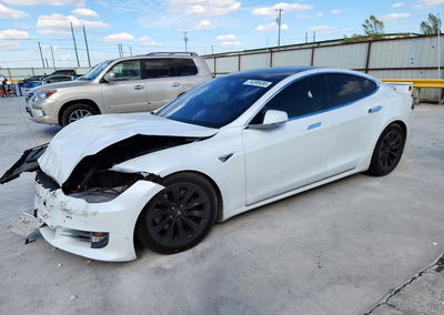 2020 Tesla Model S, daño Frontal, Copart lote 74289456
