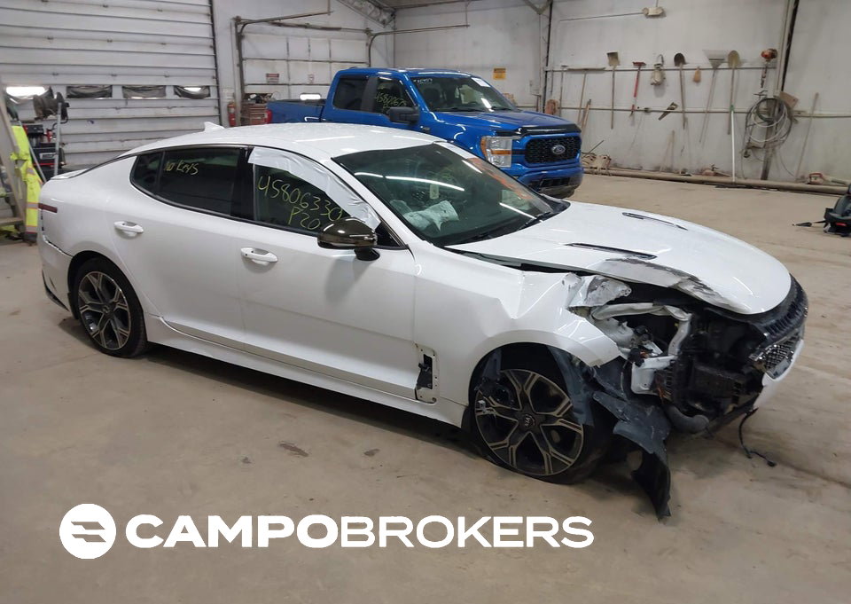 2020 Kia Stinger Gt-line, Left & Right Side damage, Iaai lot 45806330