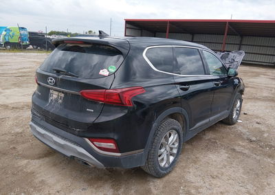 2019 Hyundai Santa Fe Sel, daño Frontal, Iaai lote 45857104, foto 4 de 17