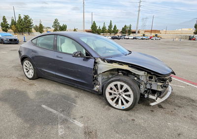 2022 Tesla Model 3, daño Frontal, Copart lote 64591766, foto 4 de 15
