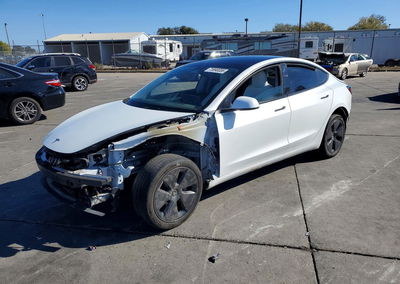 2023 Tesla Model 3, daño Trasero, Copart lote 73890006, foto 1 de 12