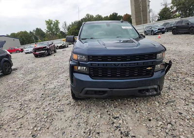 2020 Chevrolet Silverado K1500 Custom, daño Frontal, Copart lote 71267926, foto 13 de 14